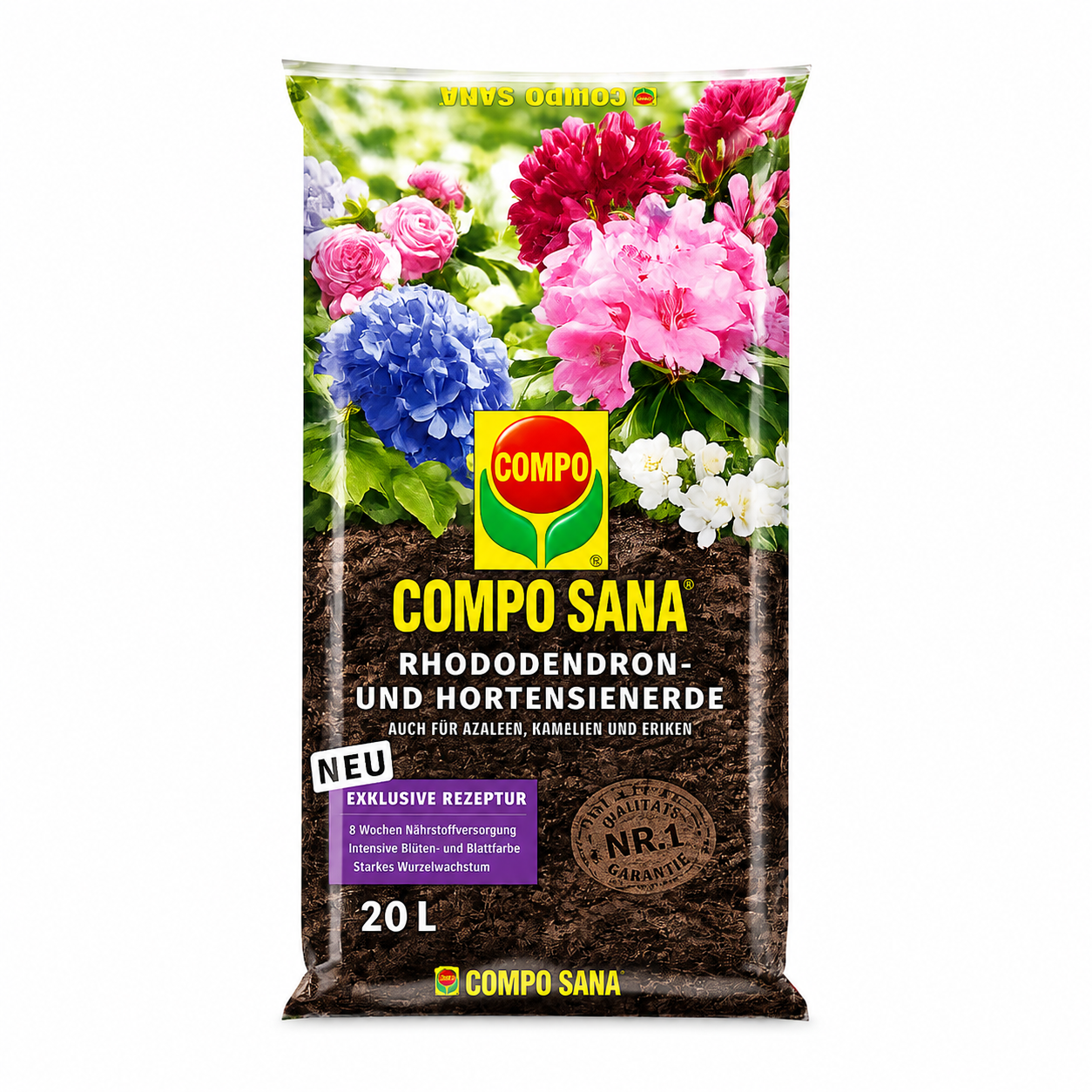 COMPO SANA Φυτόχωμα για Ορτανσίες & Οξύφιλα Φυτά 20L